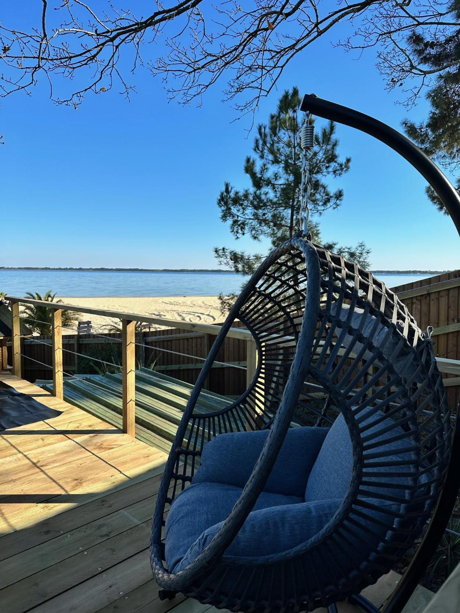 ביסקארוס Chalet Et Jaccuzy Sur La Plage מראה חיצוני תמונה