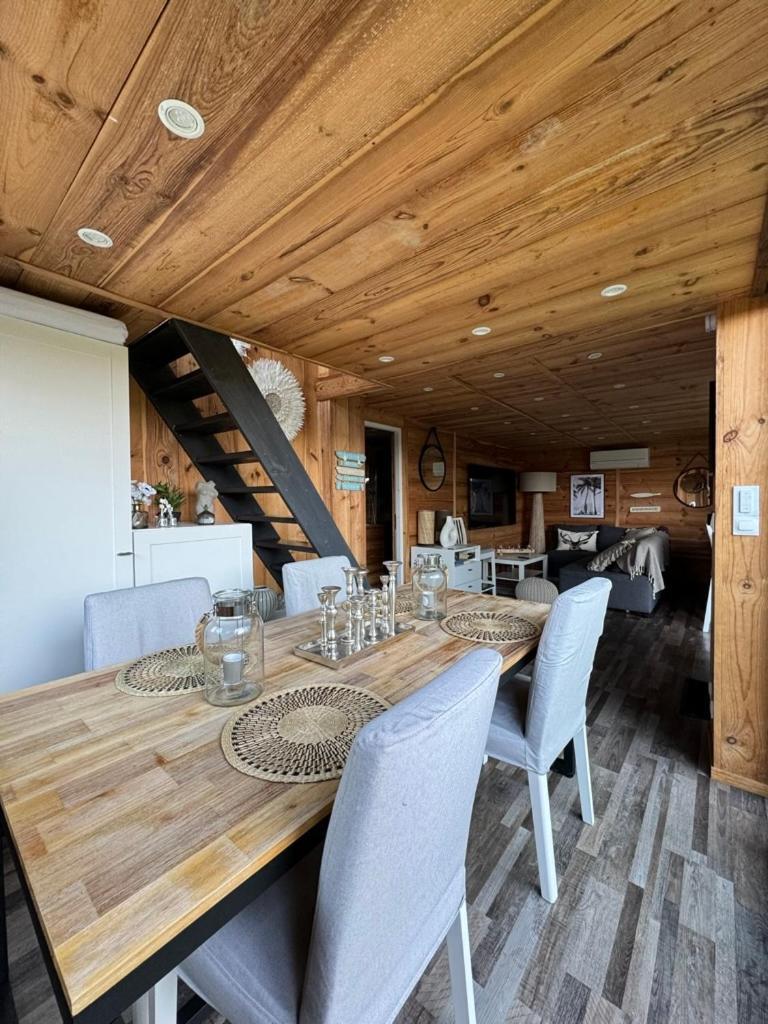 ביסקארוס Chalet Et Jaccuzy Sur La Plage מראה חיצוני תמונה